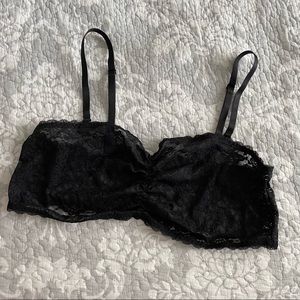 Torrid black lace unlined bandeau